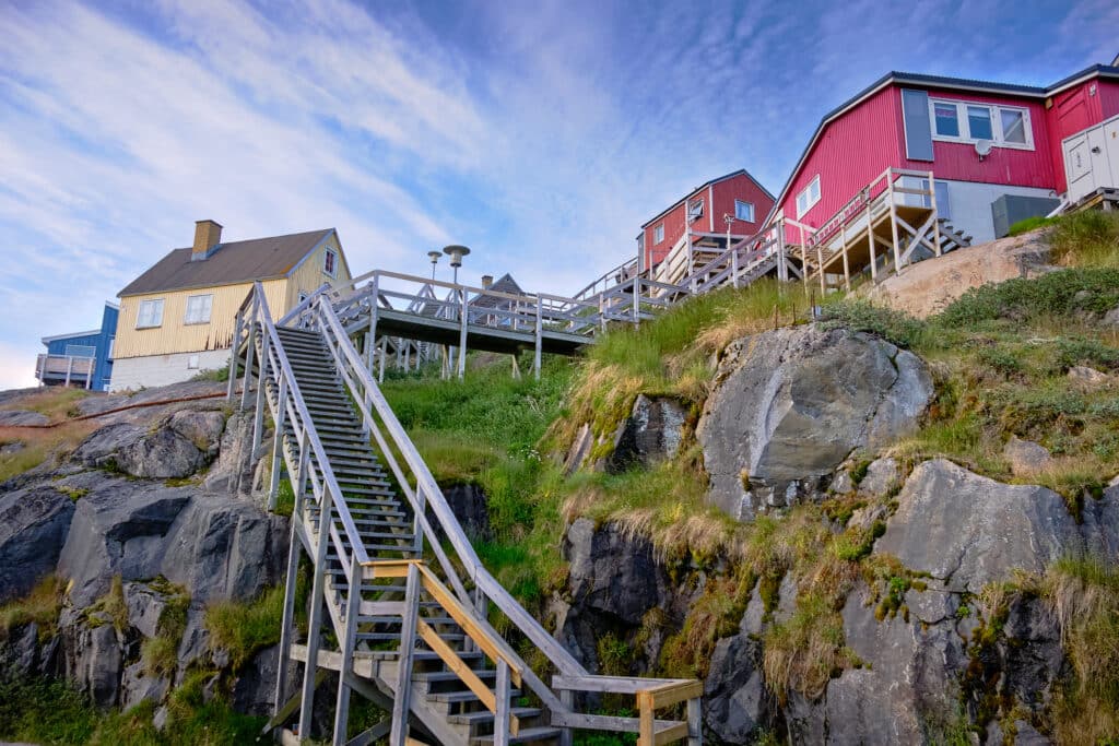 Maniitsoq has a lot of stairs - Guide to Greenland