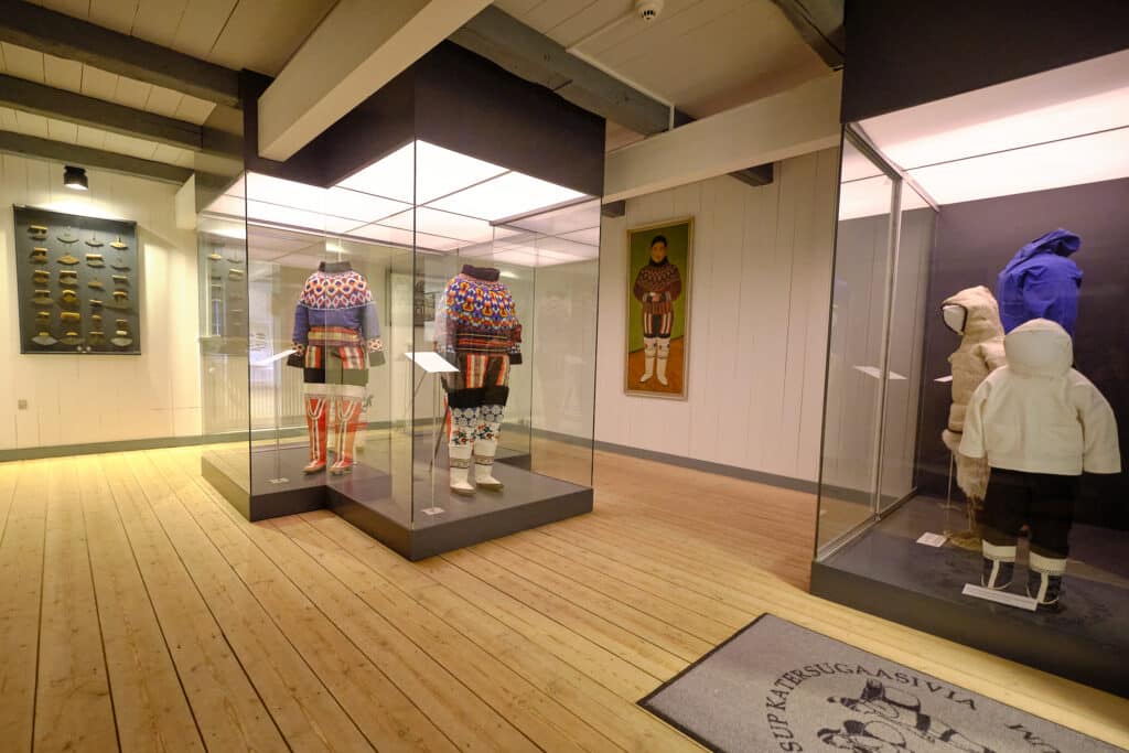 National Costume display in Maniitsoq museum - Guide to Greenland