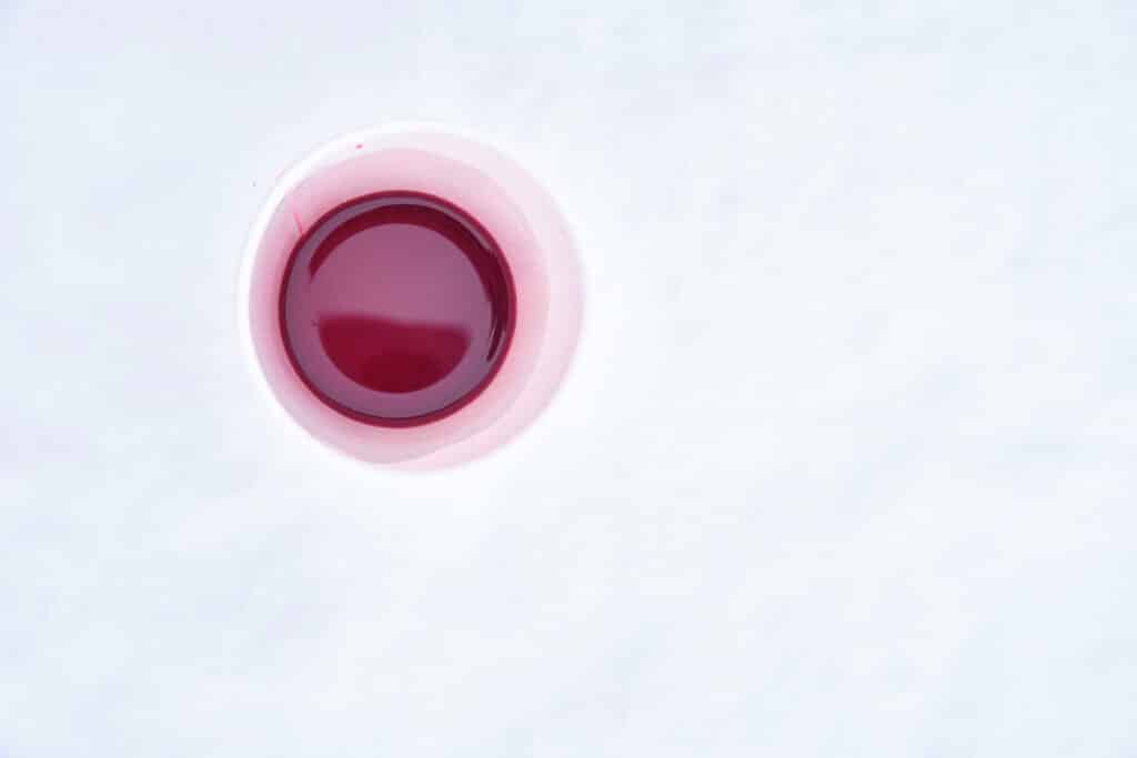 Hot ribena drink to take the chill off
