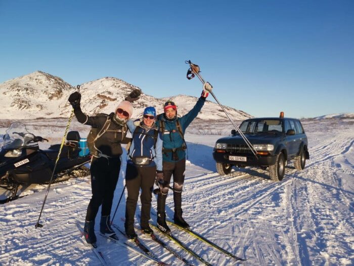 Arrival in Kangerlussuaq. We made it! Photo: Malene Olsen.