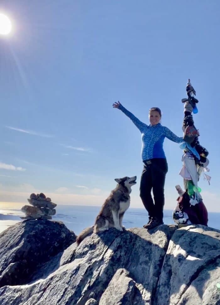 On top of Store Malene, Nuuk