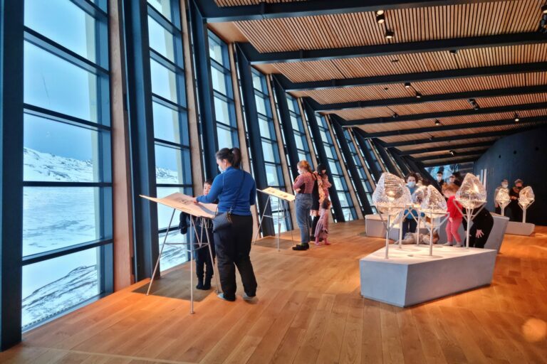 Main exhibition space at Ilulissat Icefjord Centre - Greenland