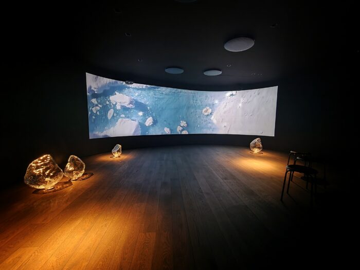 The Story of Ice AV installation - part of the permanent exhibition