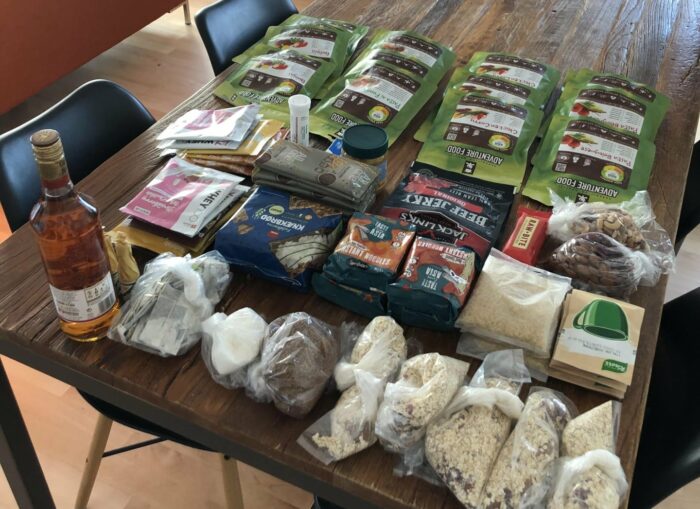 the preparations for our hike to kapisillit from nuuk