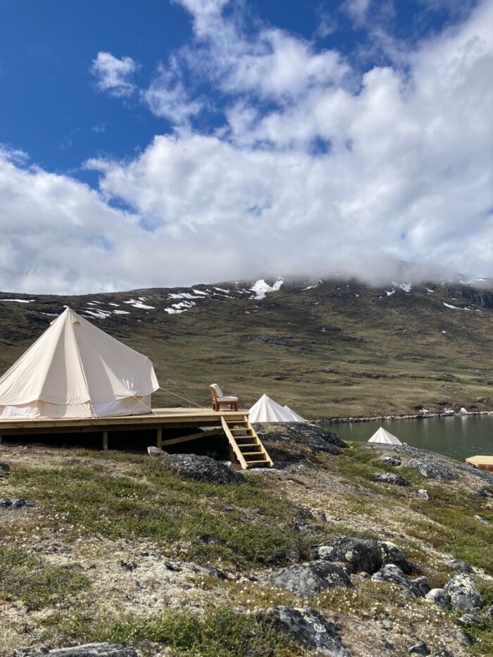 Omgivelserne omkring camp kangiusaq