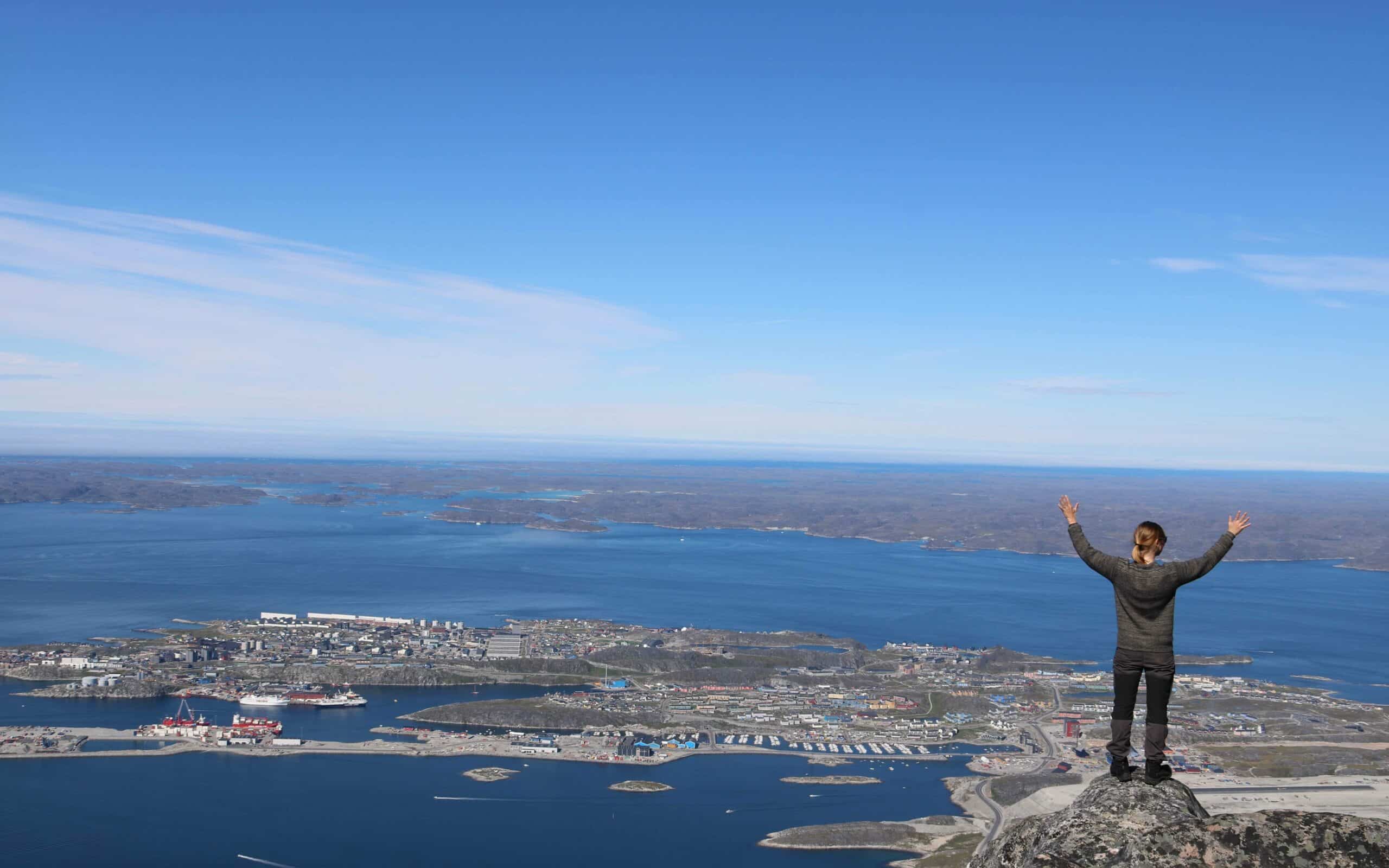 Nuuk from above.