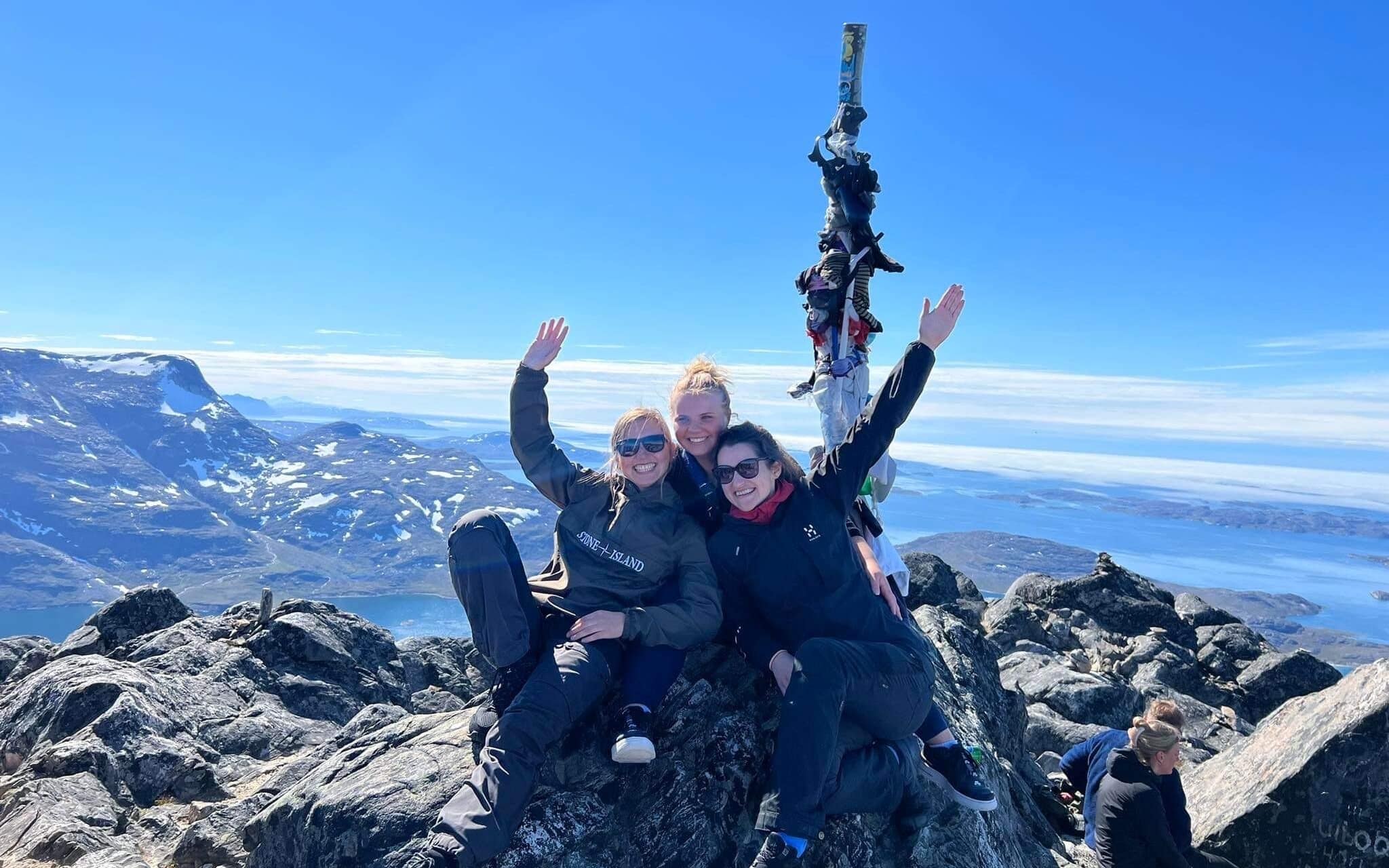 So happy to have reached the top:)