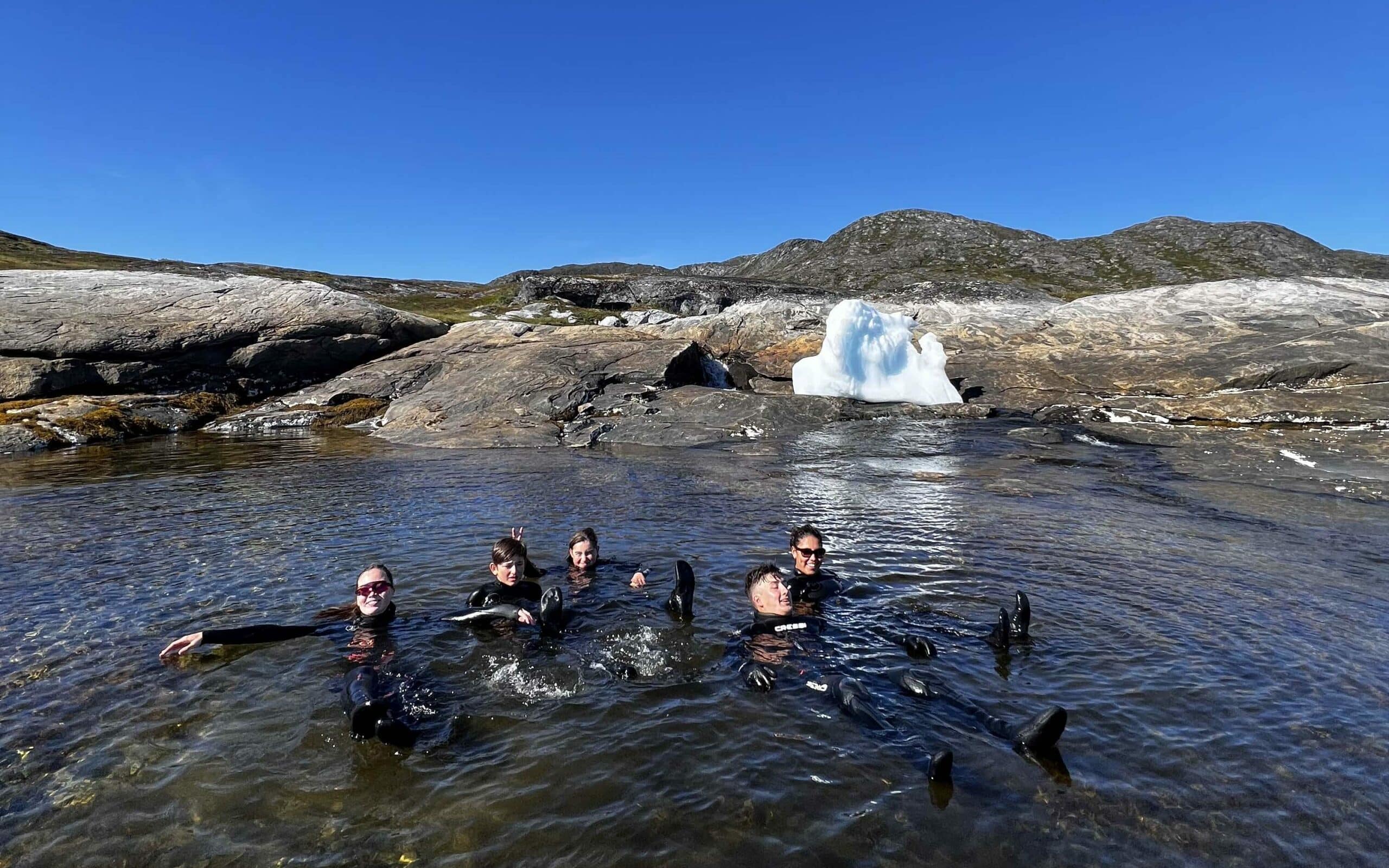 Look at this, what an amazing spot to go for another swim.