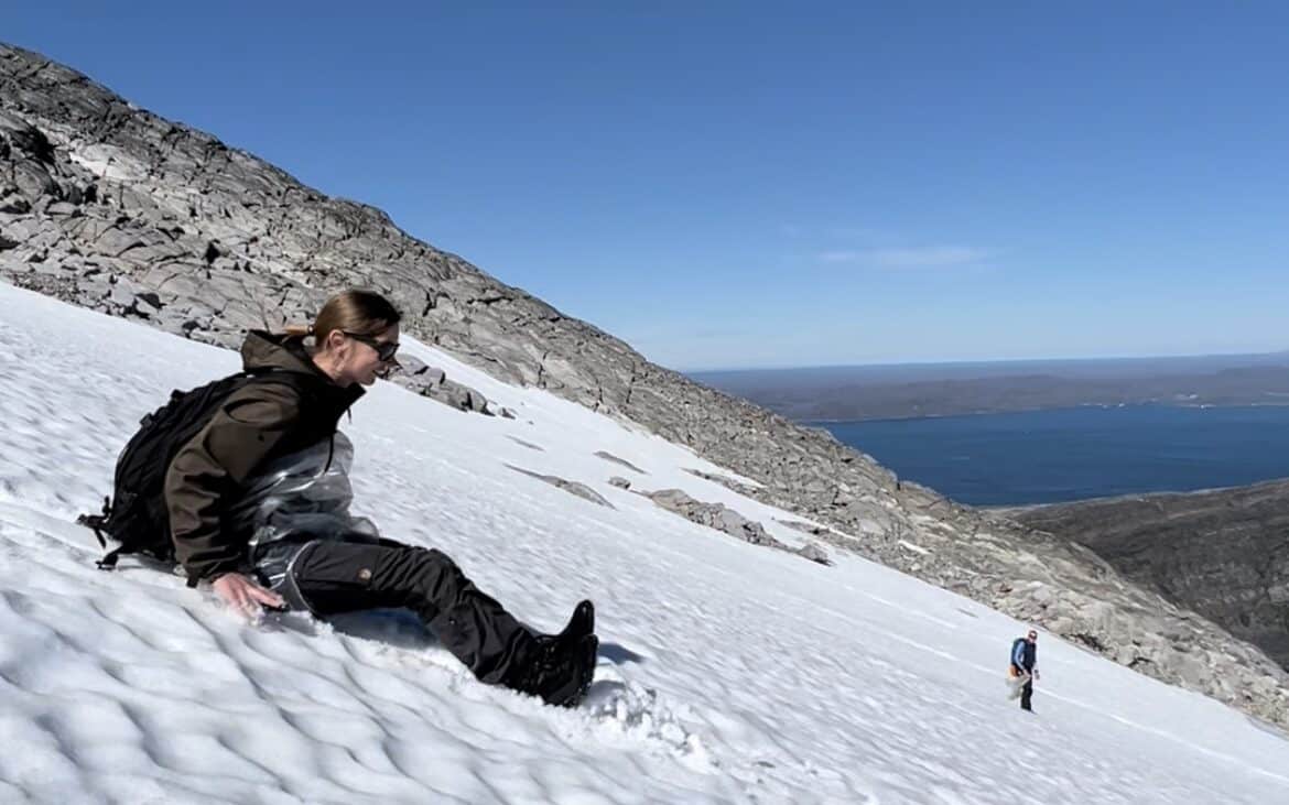 It's a quite steep ride down, but it's so much fun.