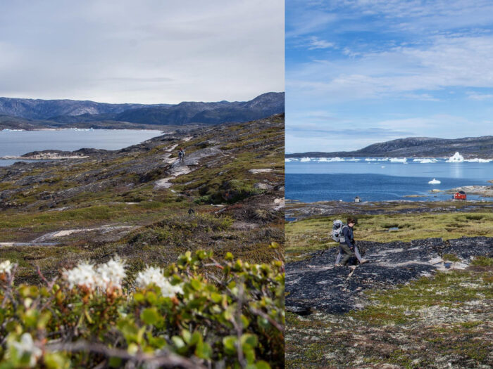 Views while hiking from Ilulissat to Oqaatsut
