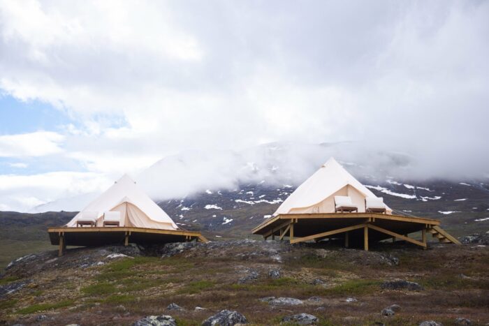 Nuuk fjord tent Guide to Greenland