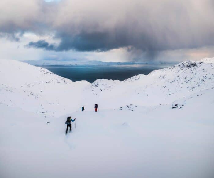 snowshoeing nuuk