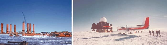 During the construction of DYE-2.