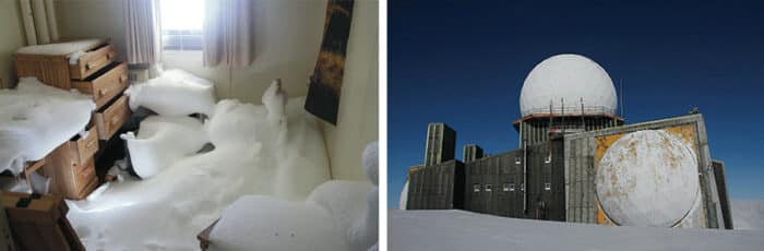 The abandoned radar station DYE-2.